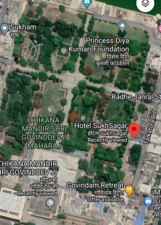 Sukh Sagar Hotel Jaipur Bagian luar foto